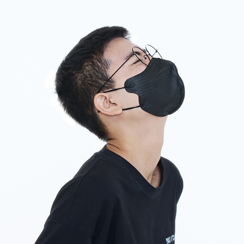 (1매) KF94 대형 새부리형 숨쉬기편한 귀안아픈마스크 국산일회용